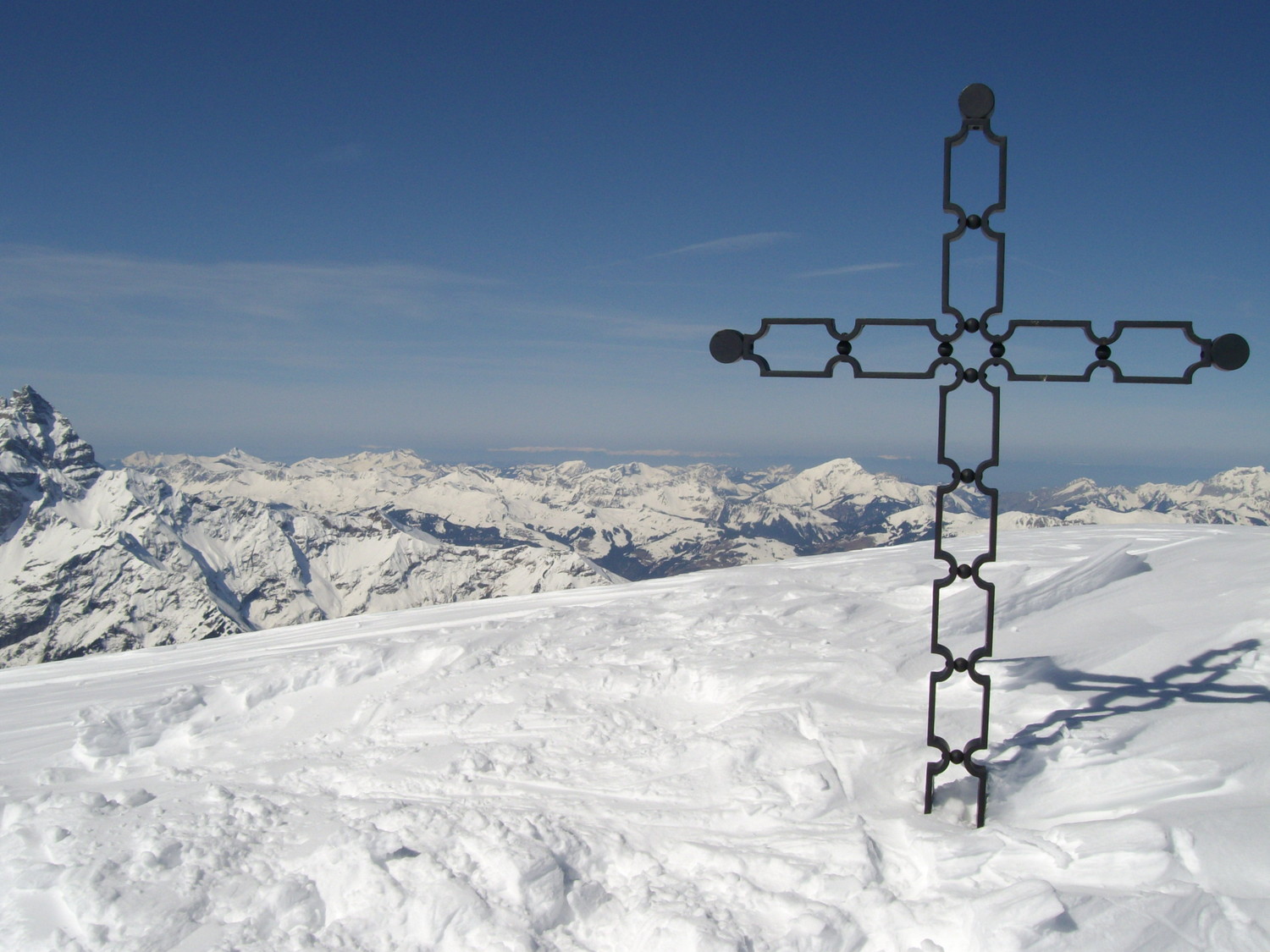 Croix au sommet