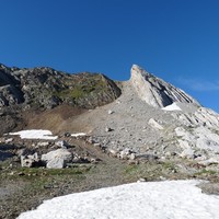 Eboulis au NE du Pène Blanque