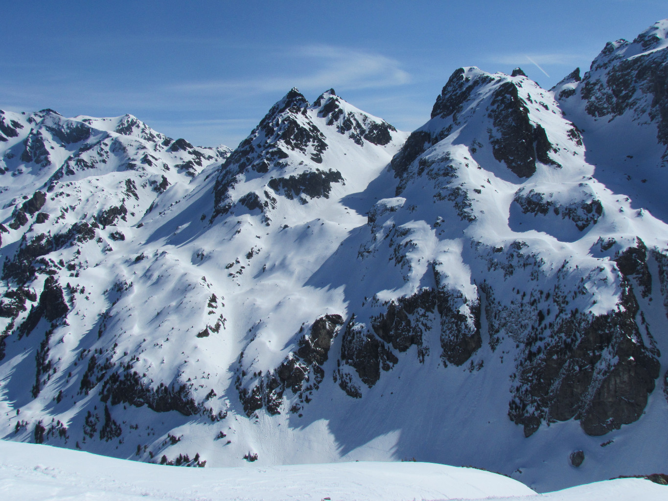 Combe de la Petite Vaudaine ( suite du programme du jour ) depuis le Grand Eulier