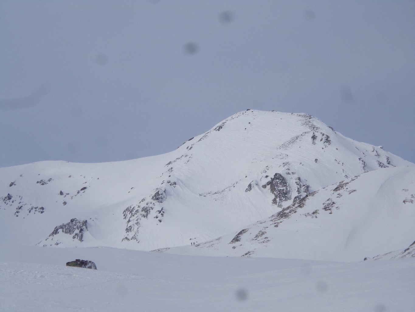 Le sommet depuis la Combe de Drône