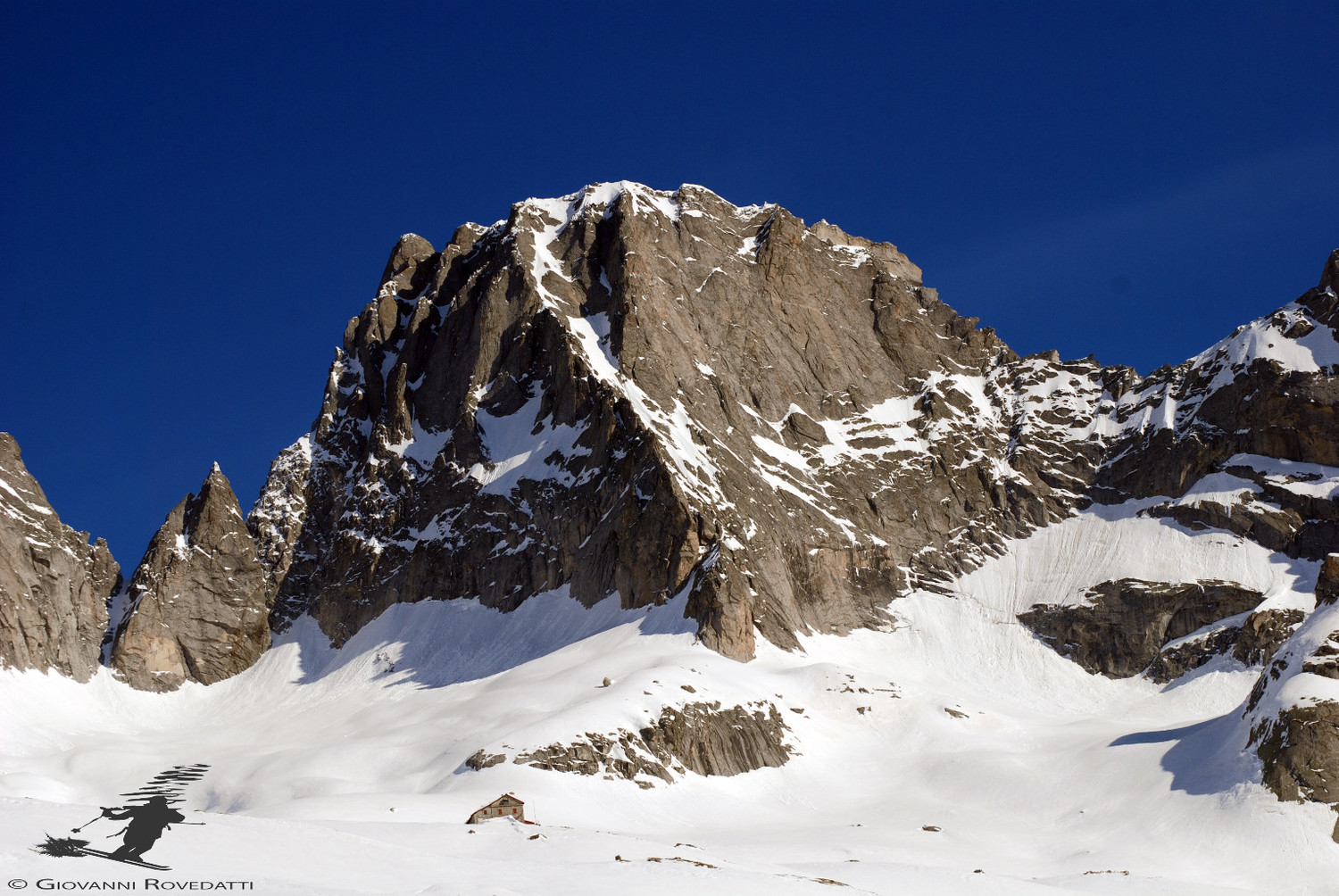 Parete S del Pizzo Badile 3305m