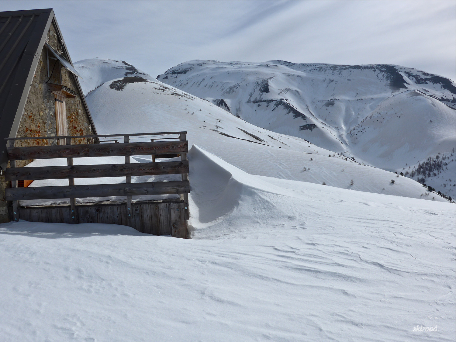 Le Gd Coyer vue de la Cabane Vieille.
