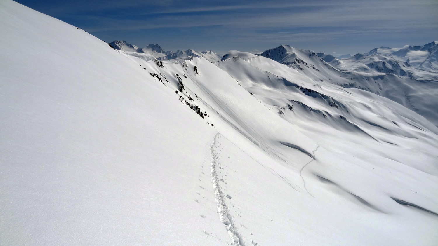 La traccia sul lato sud