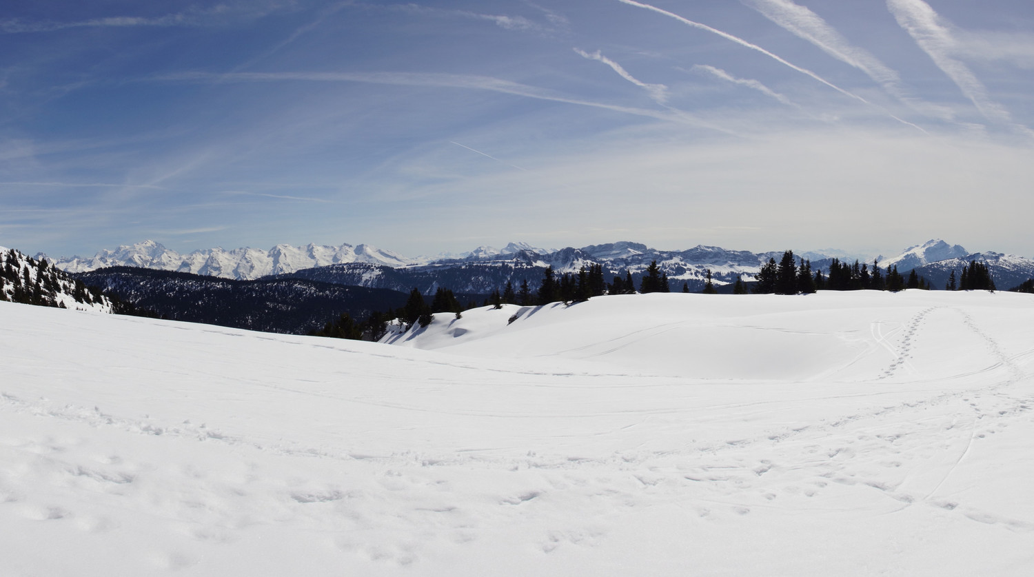 On the way up