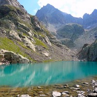 Face S balaïtous et lac supérieur de Batcrabère