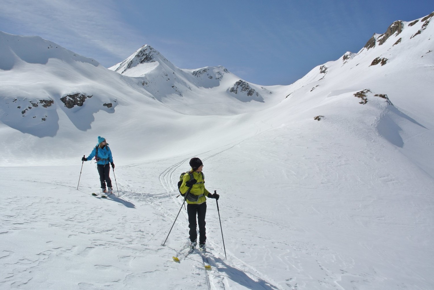 Descente du col des meudes