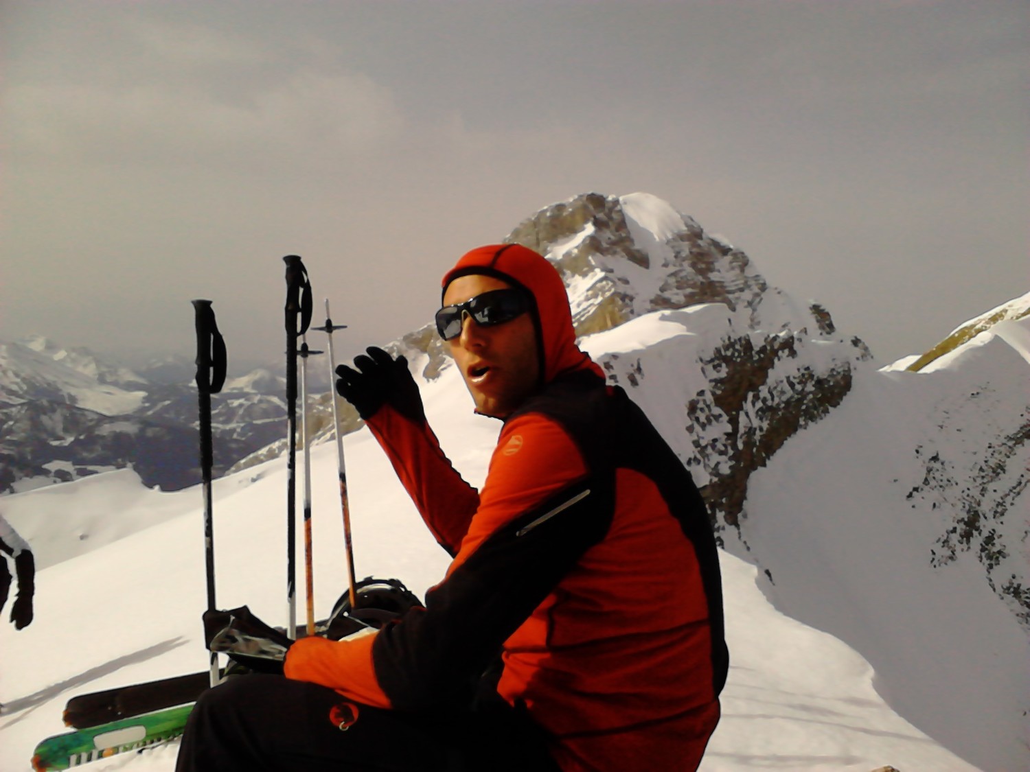 Robby au col du midi