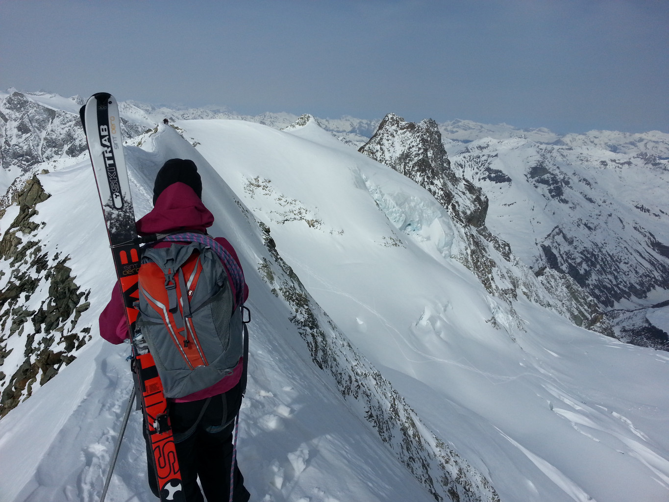 C'est parti pour l'arête du Blanc