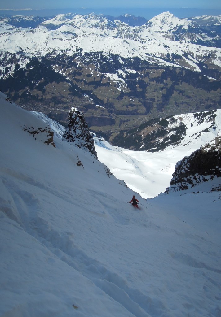 C'est parti dans cette superbe neige