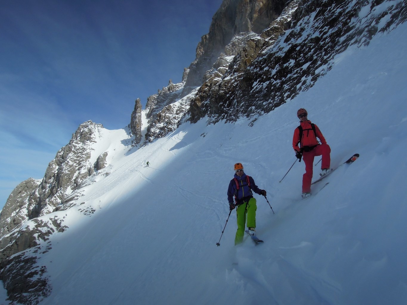 La traverse...