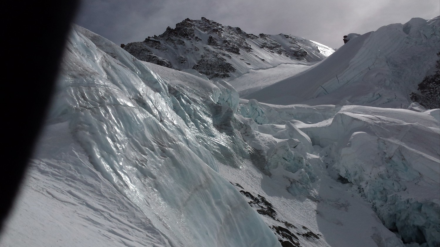 glacier bien tourmenté