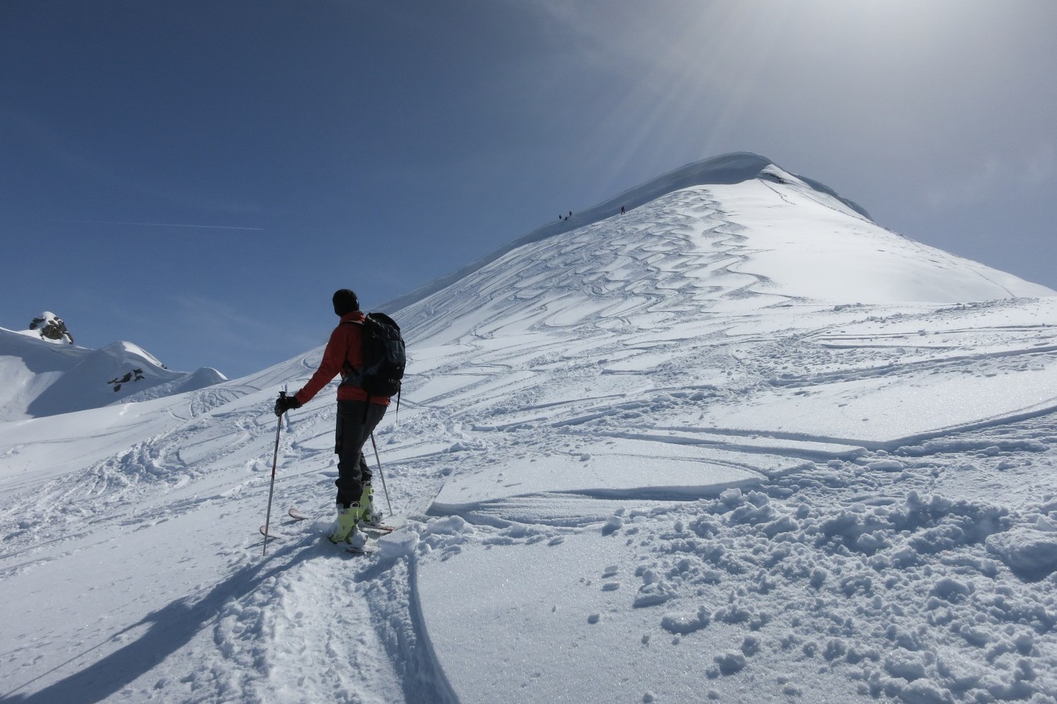 Primo tratto in neve ancora buona