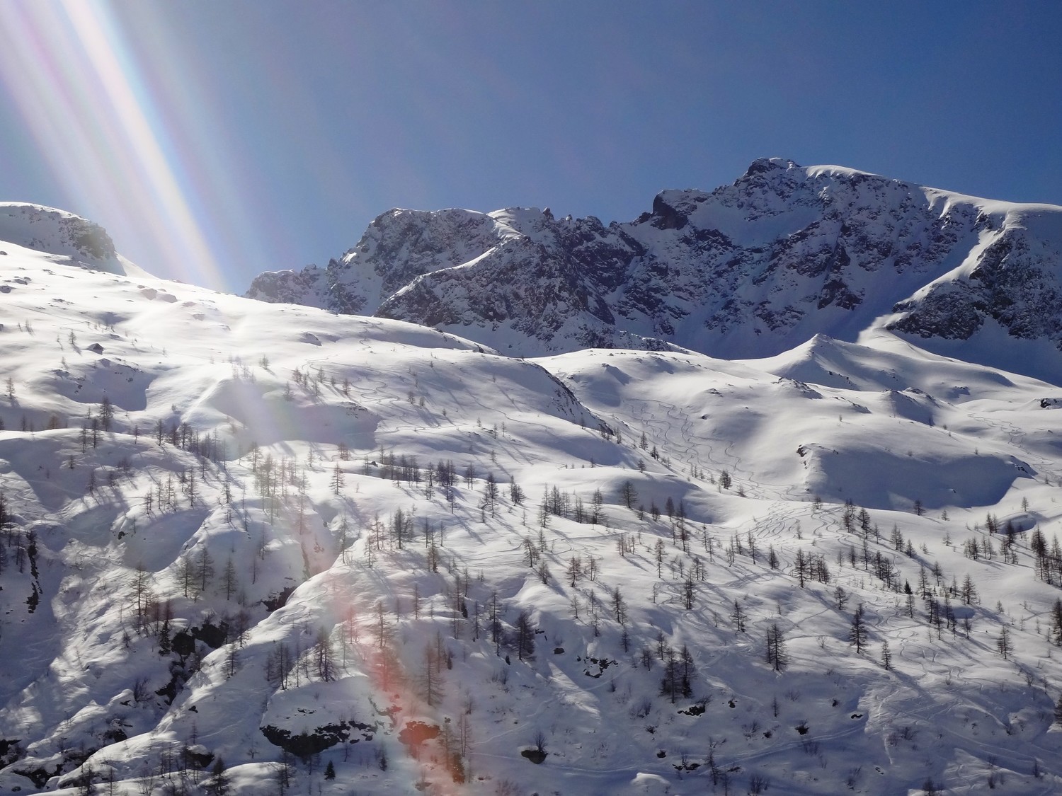 La Golette, bon ski dans les vallons