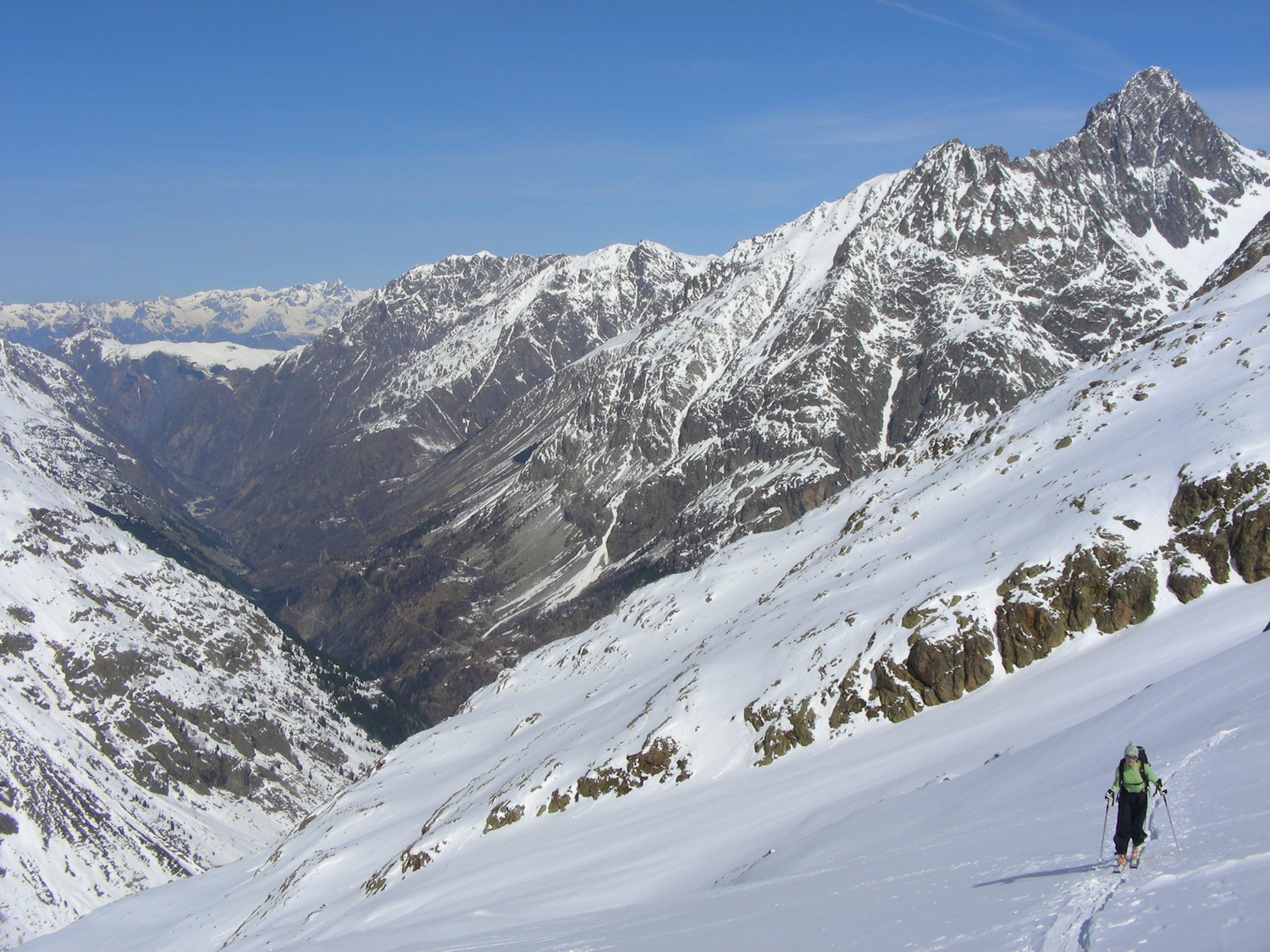 Montée vers le glacier