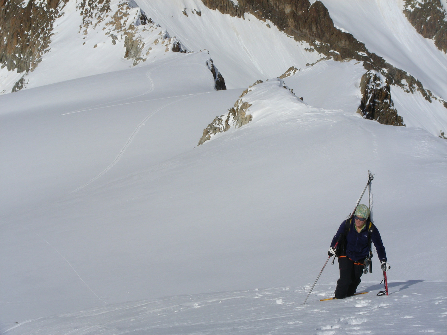 Tête des Fétoules : on a fini en crampons