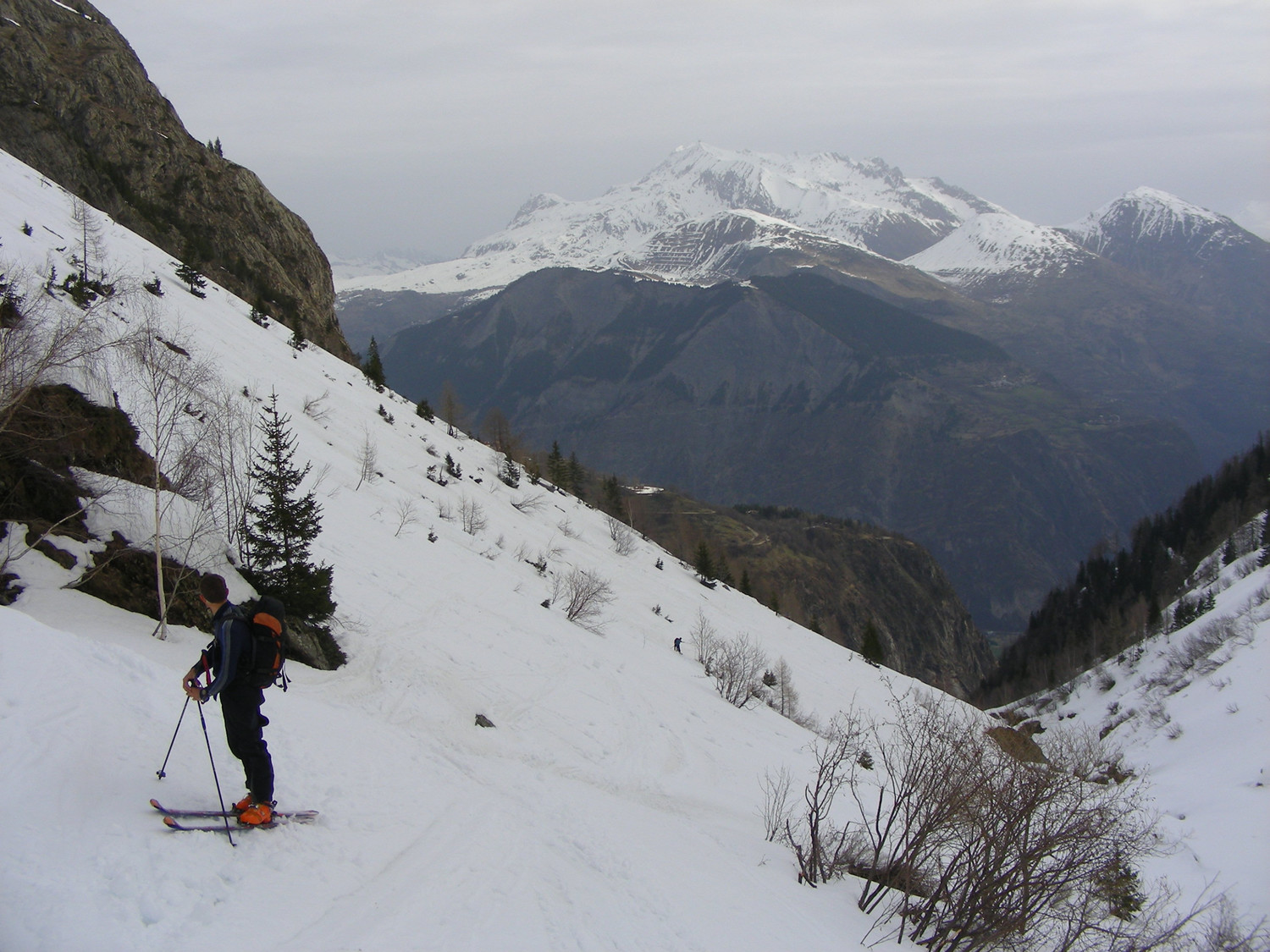 Montée vers la combe