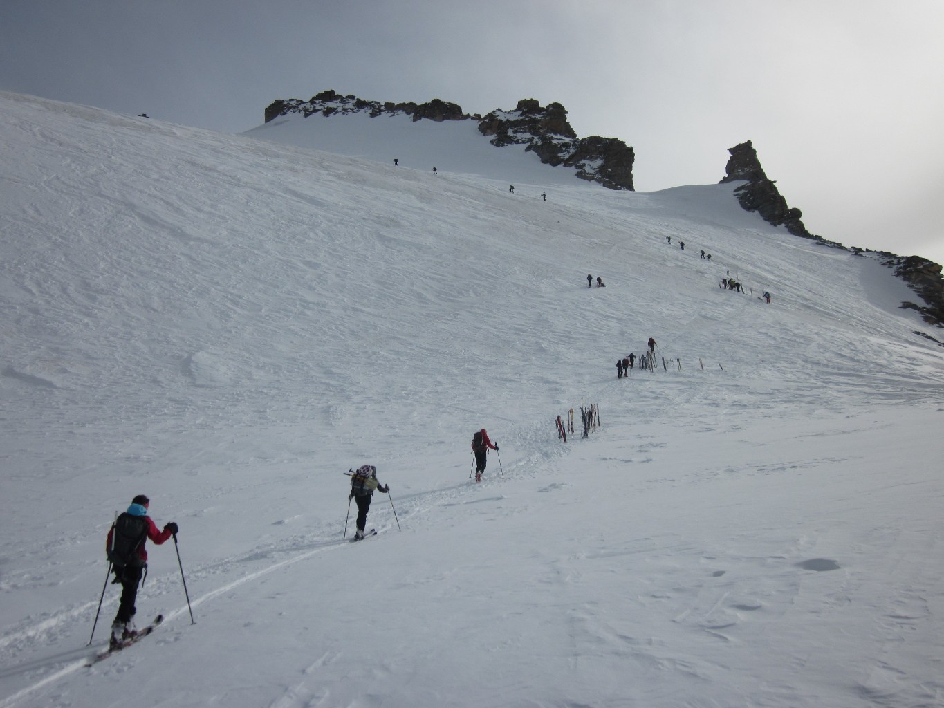 Dépôt des skis, pour aujourd'hui