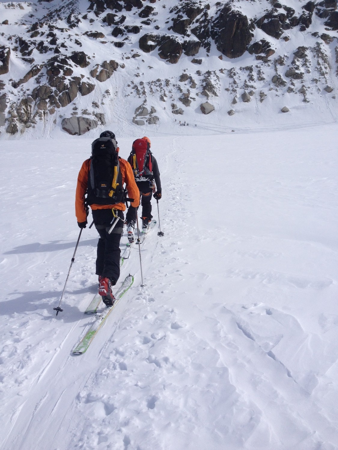 Traversée du glacier