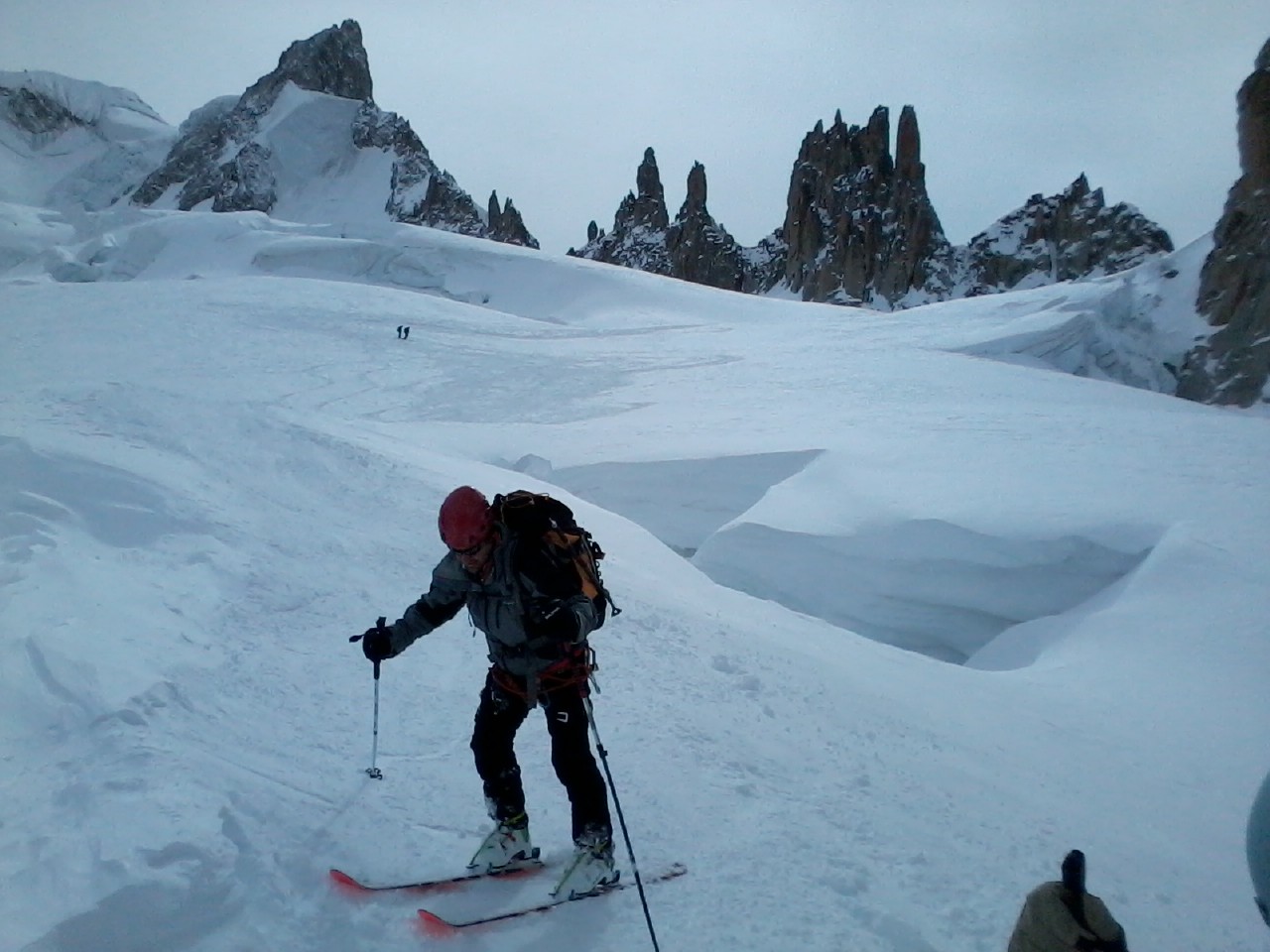 Glacier du Mont Mallet: aie les cuisses !!