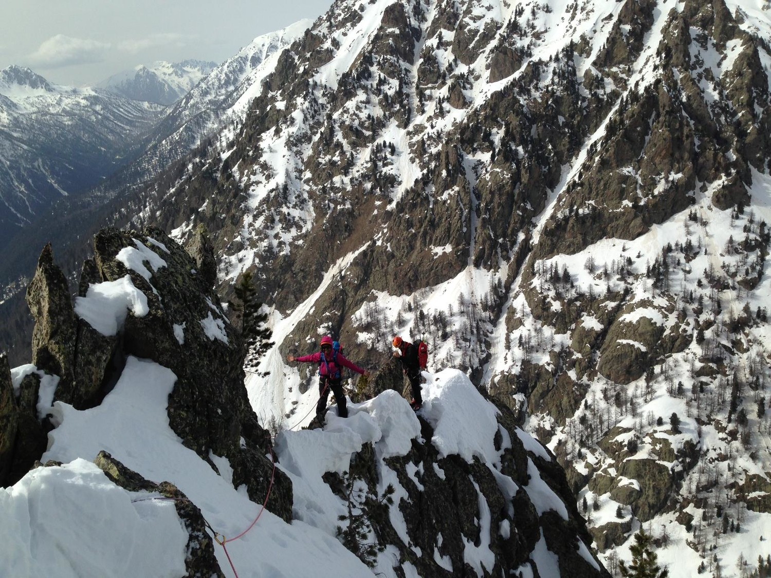 Belle arête aérienne