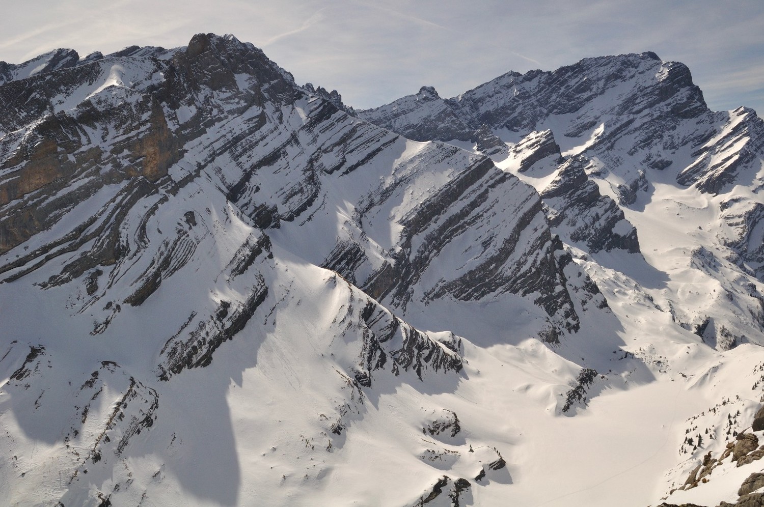 au-dessus des chamois