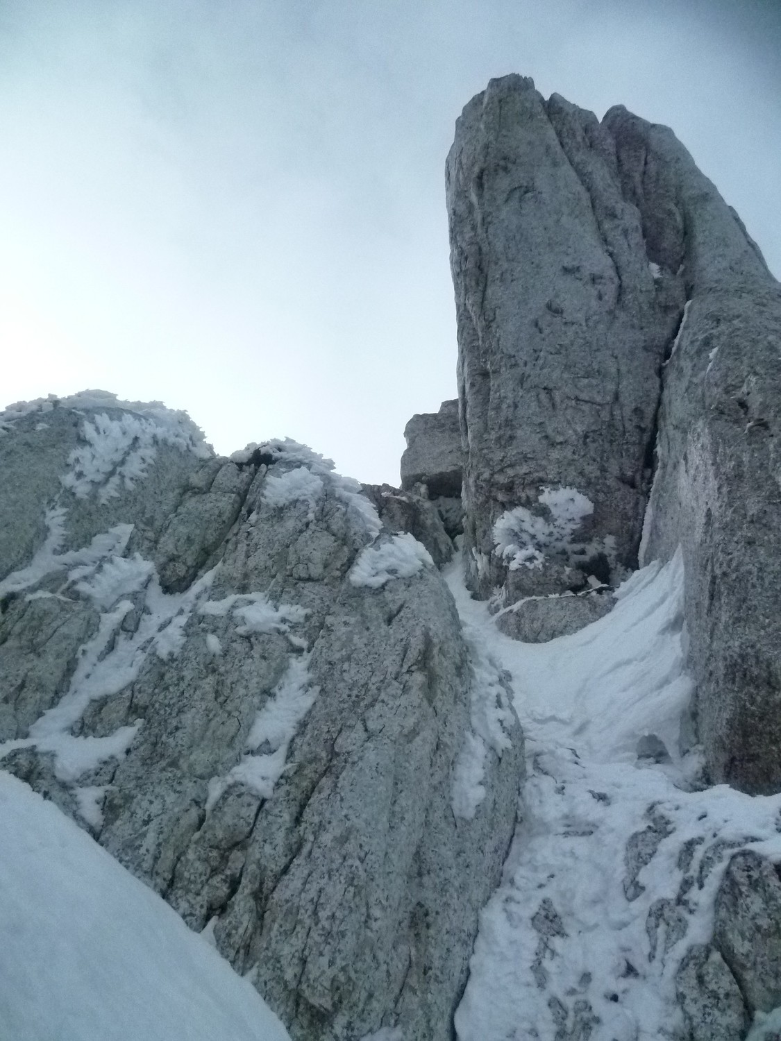 La breche, givrée