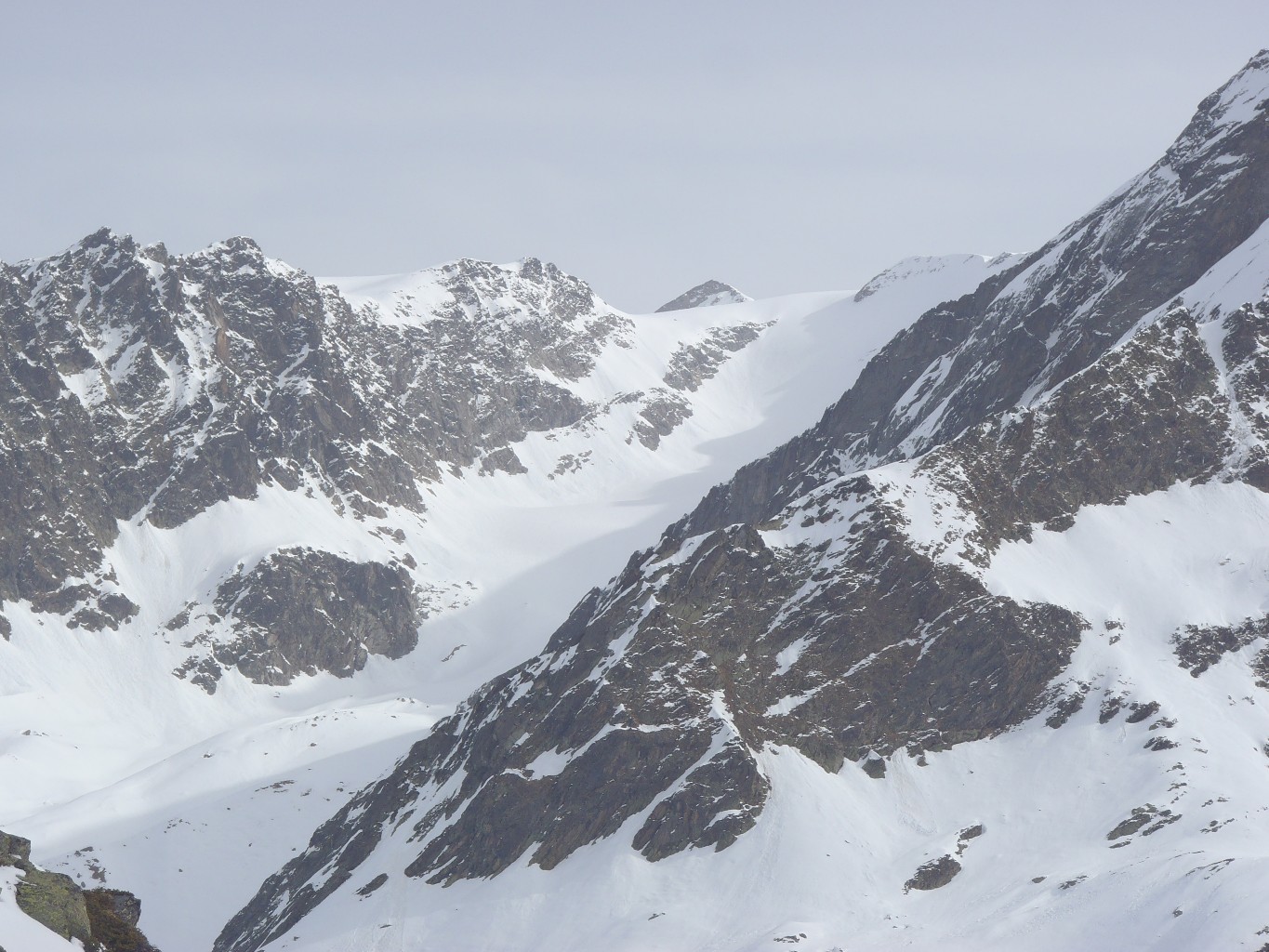 Glacier et col de l'Invernet (pas en condition à priori)