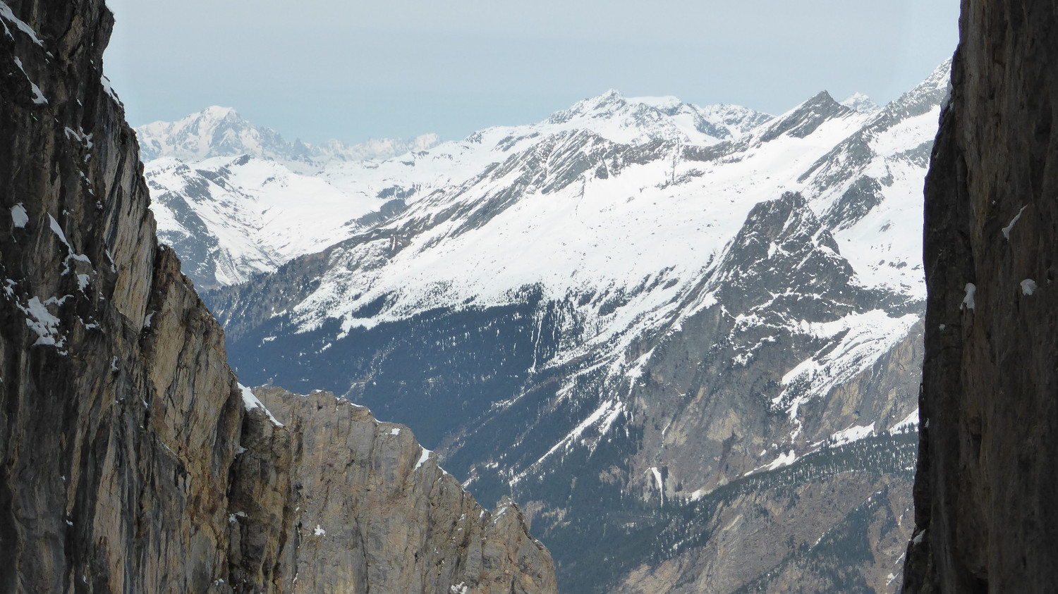 Vue sympa au départ du couloir