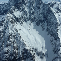 Pic des Souffles et Mourres Rouges : Face NW