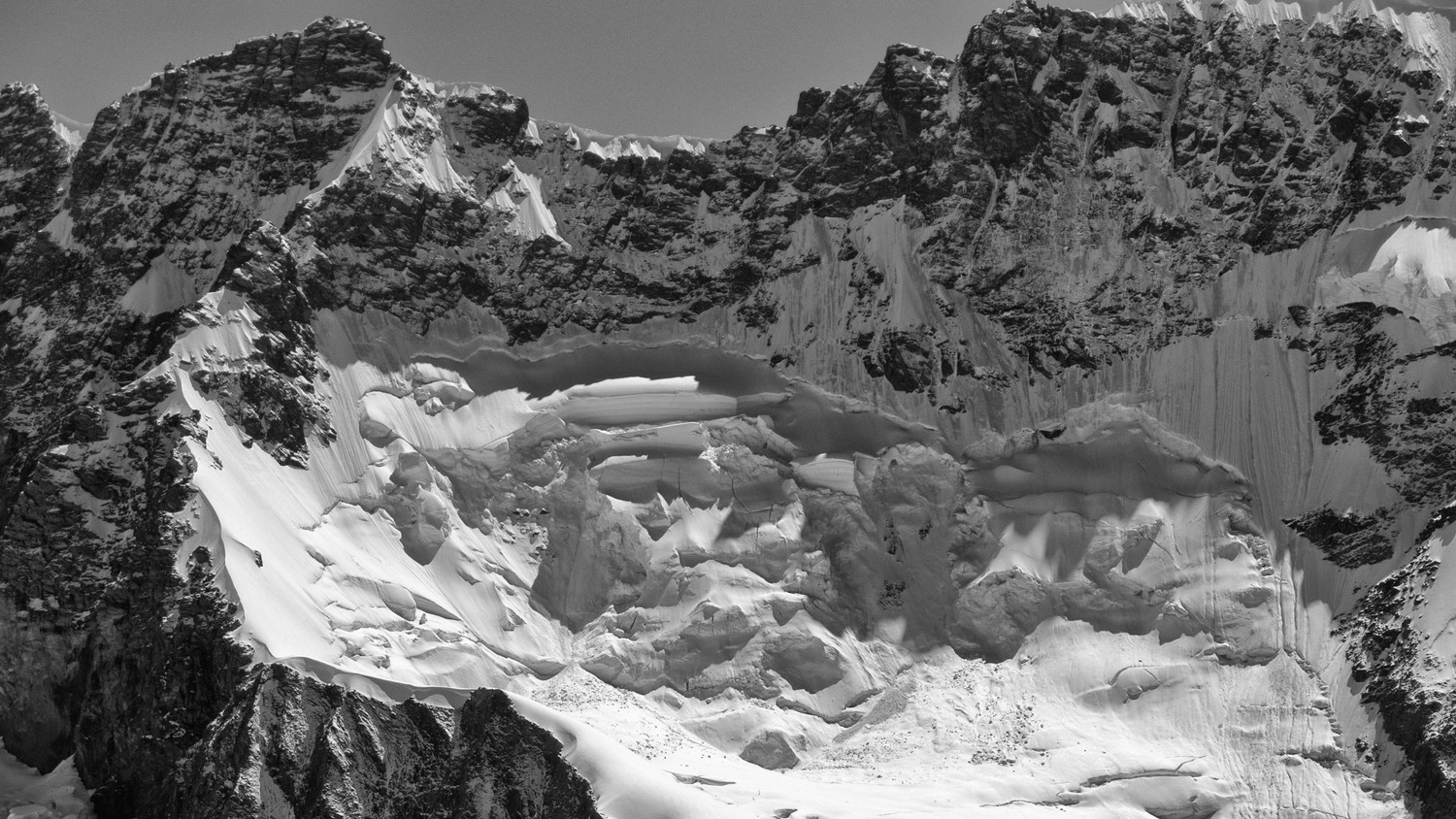 glacier suspendu Breithorn suisse 2013