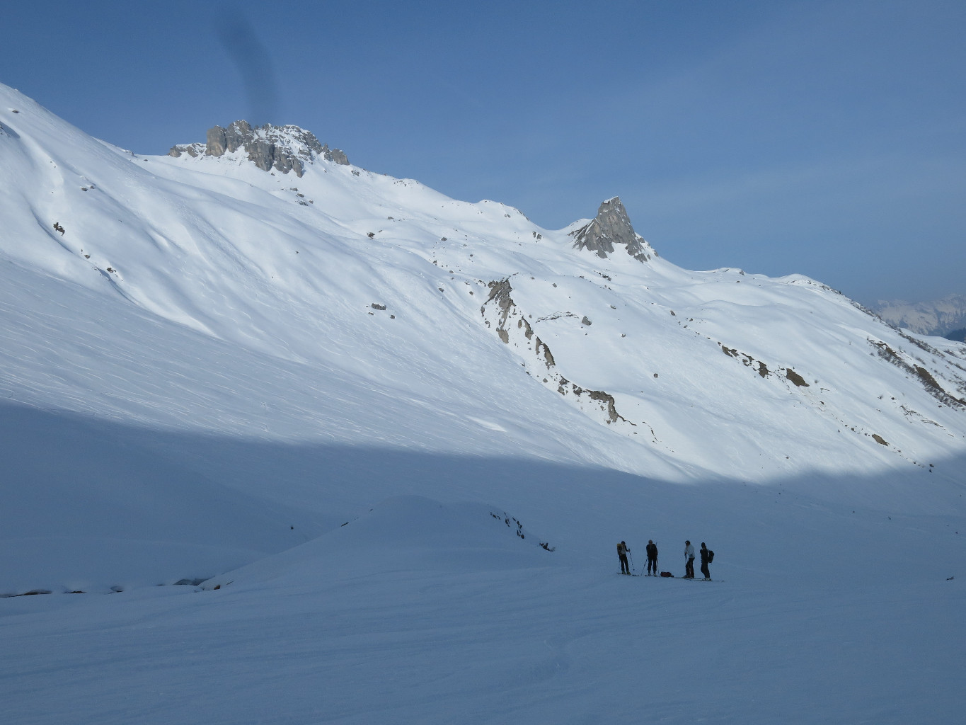 Hasenflueli, la course du jour précédent