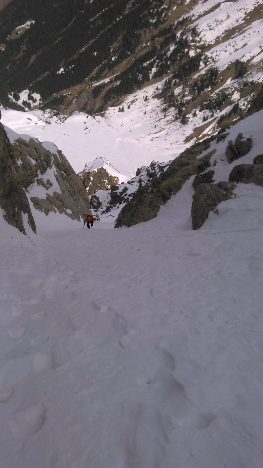 dans la descente