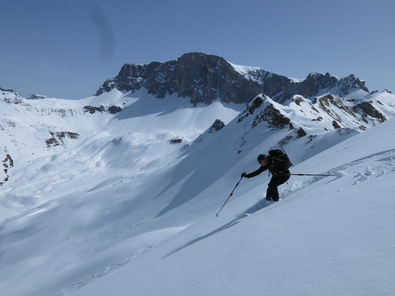 Descente N du Jägglishhorn