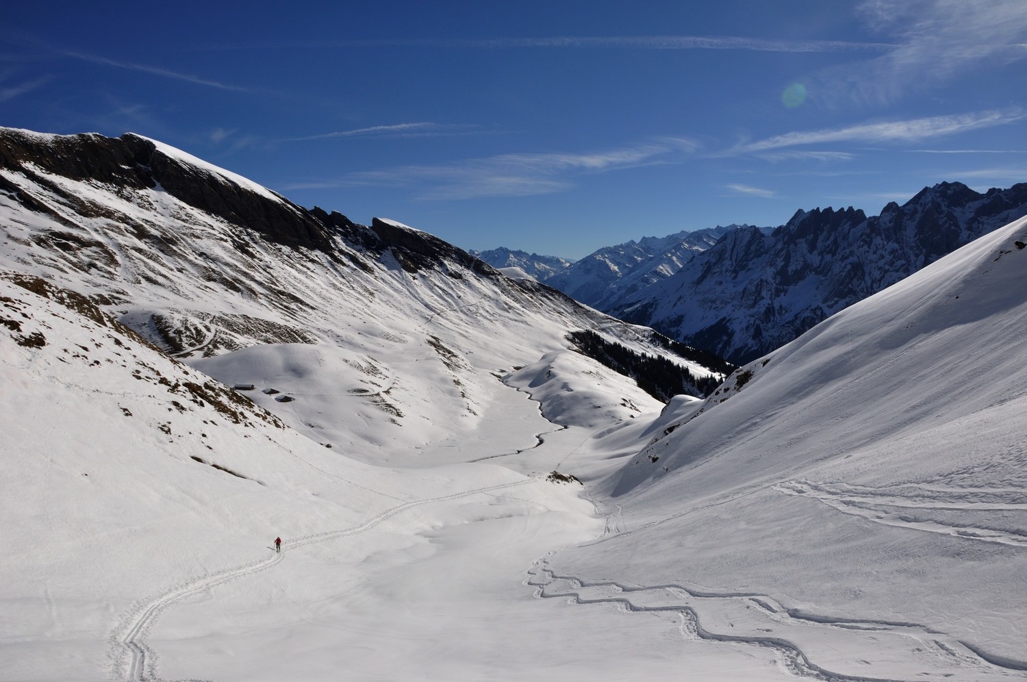 Replat sous le Wart, vers 2200m