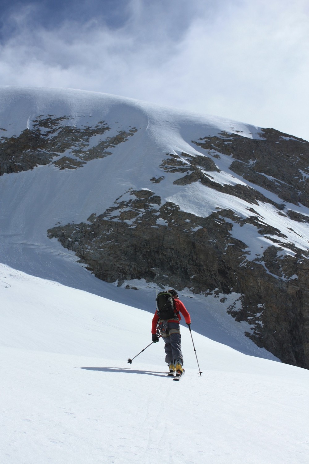 Montée du glacier de la Selle