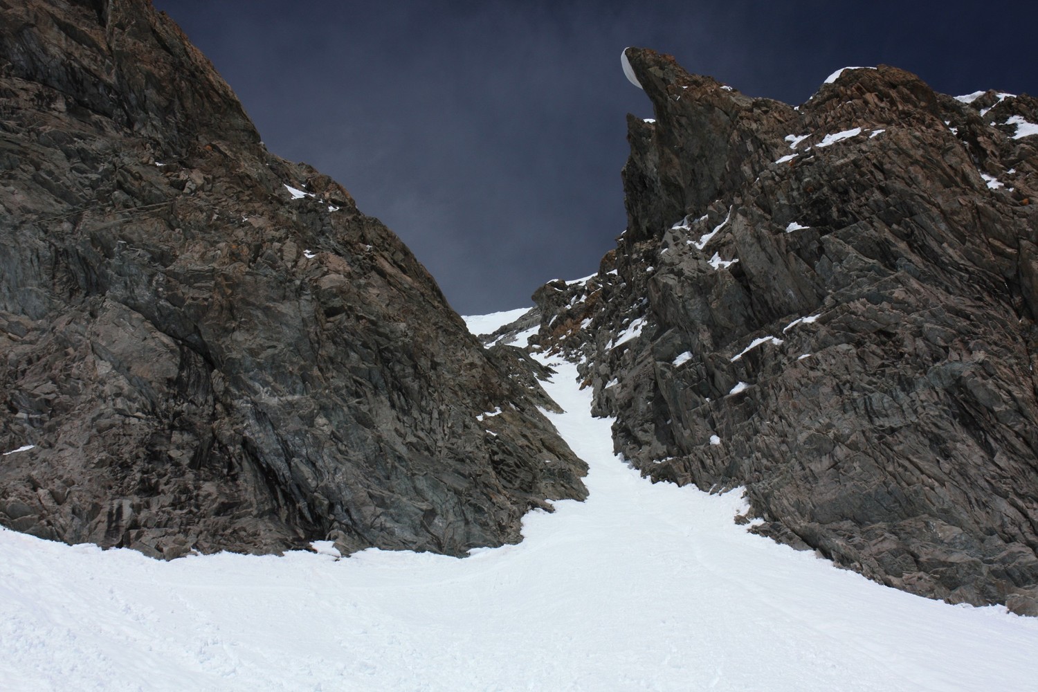 Vue du couloir depuis le bas