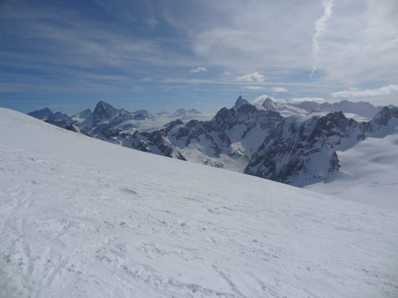 quelle vue pendant la descente!