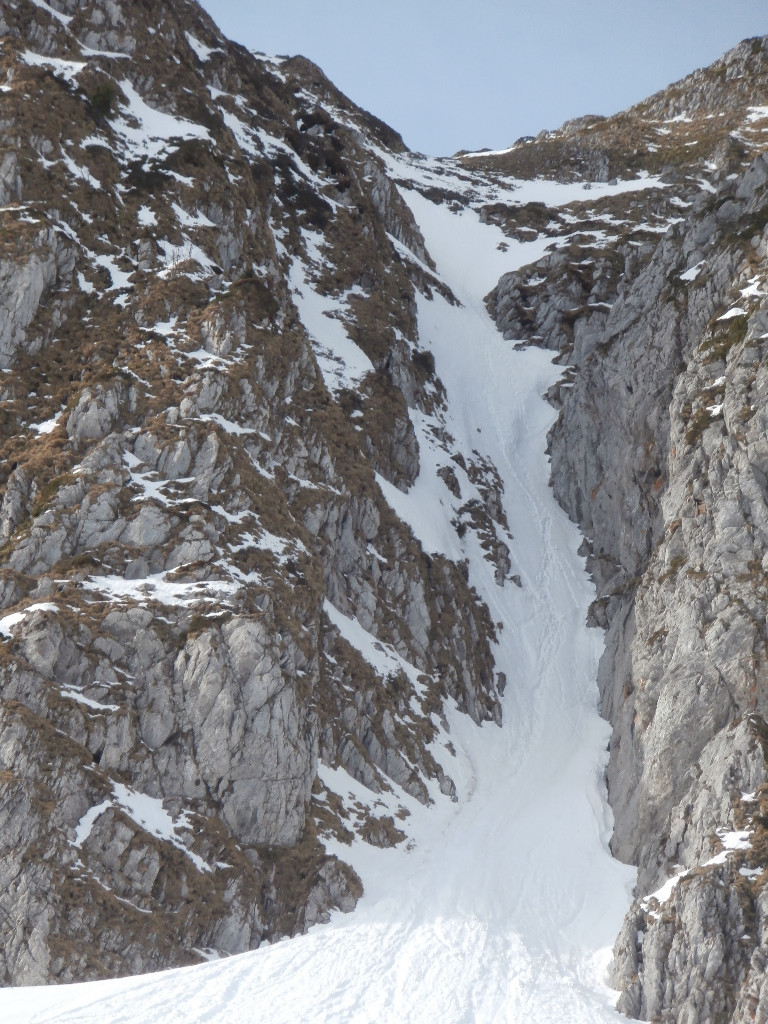 vue sur le couloir a remonter