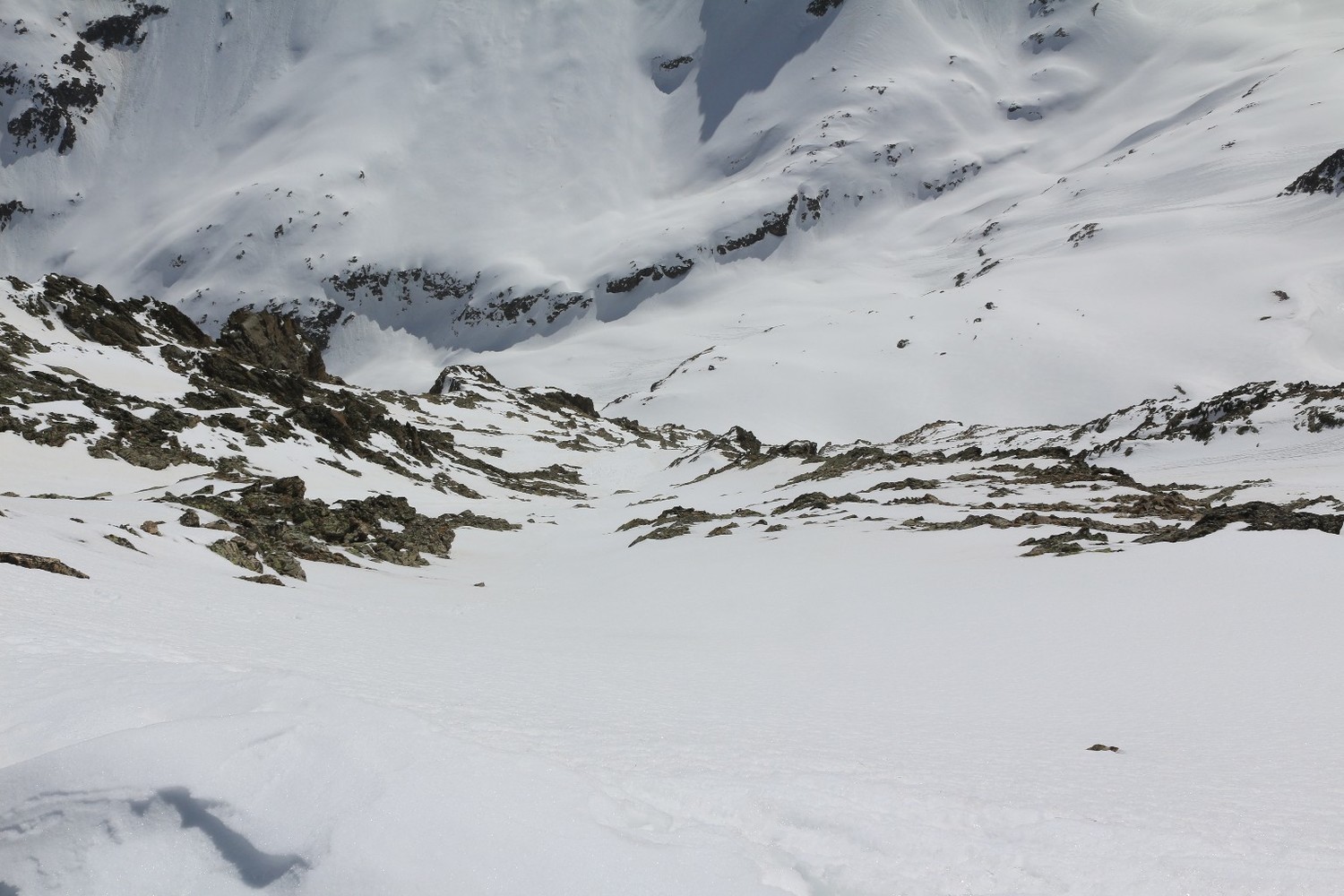 La face SE vue de la Tête de la Muraillette