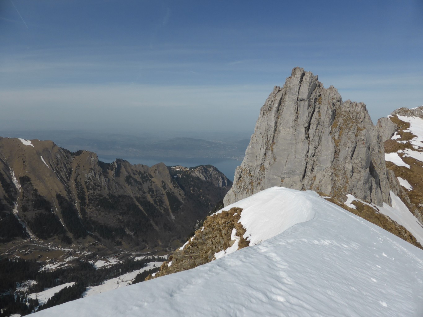 Dent du Vélan et Léman bleu