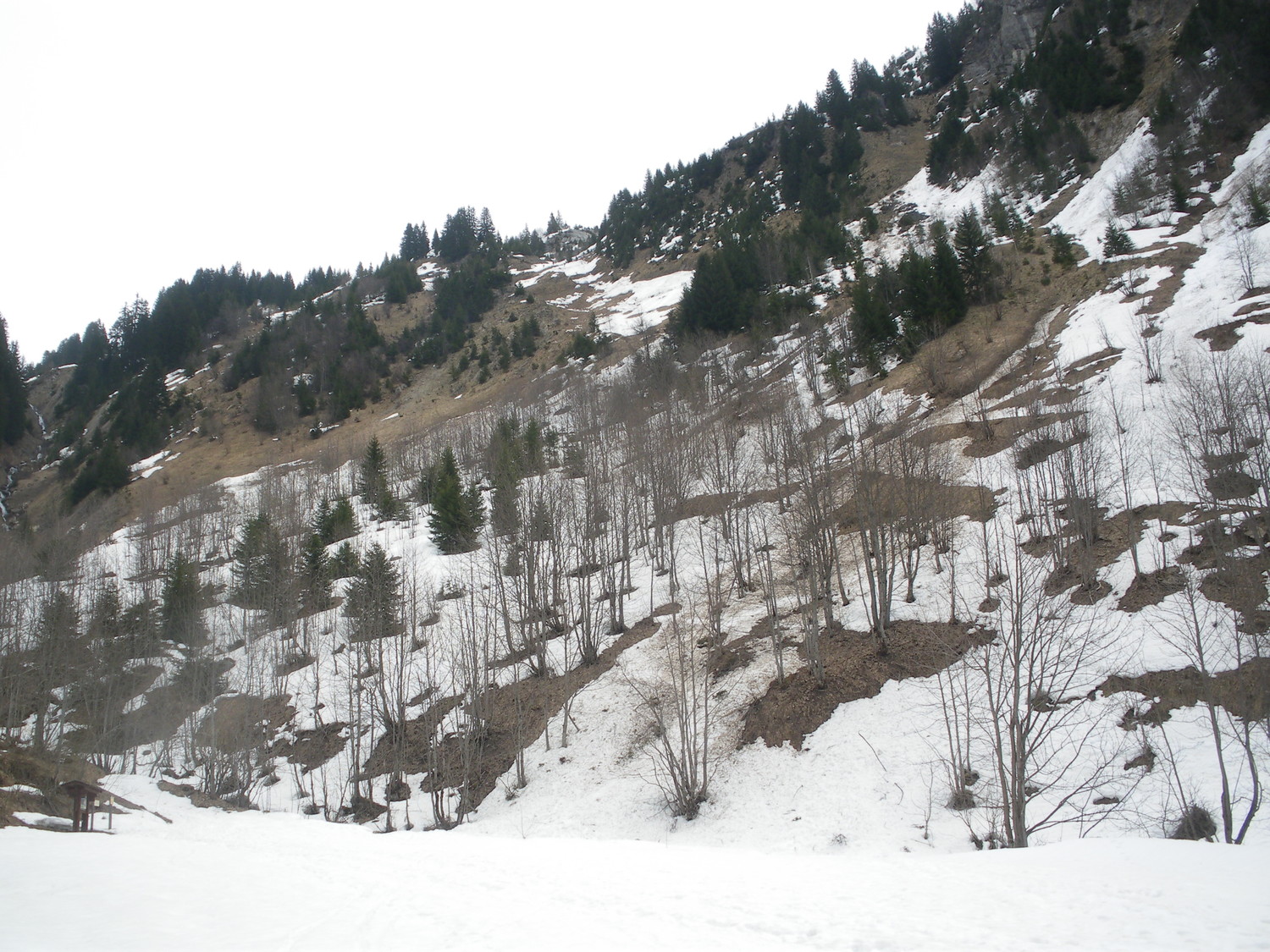 Vue du départ.