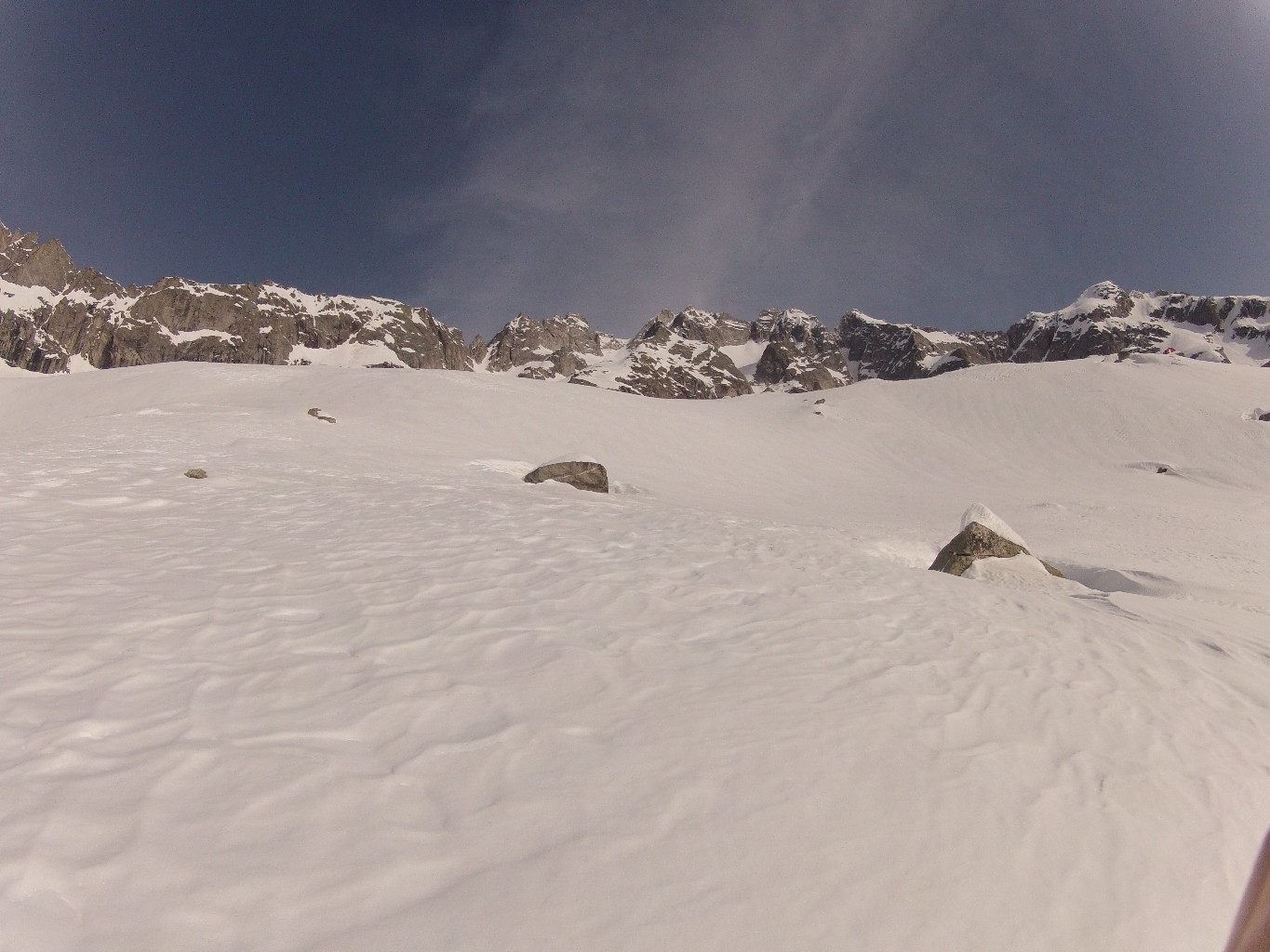 cima della Bondasca in lontananza