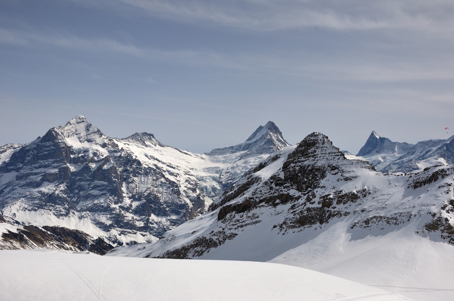 Wetterhorn - Schreckhorn - Finsteraarhorn