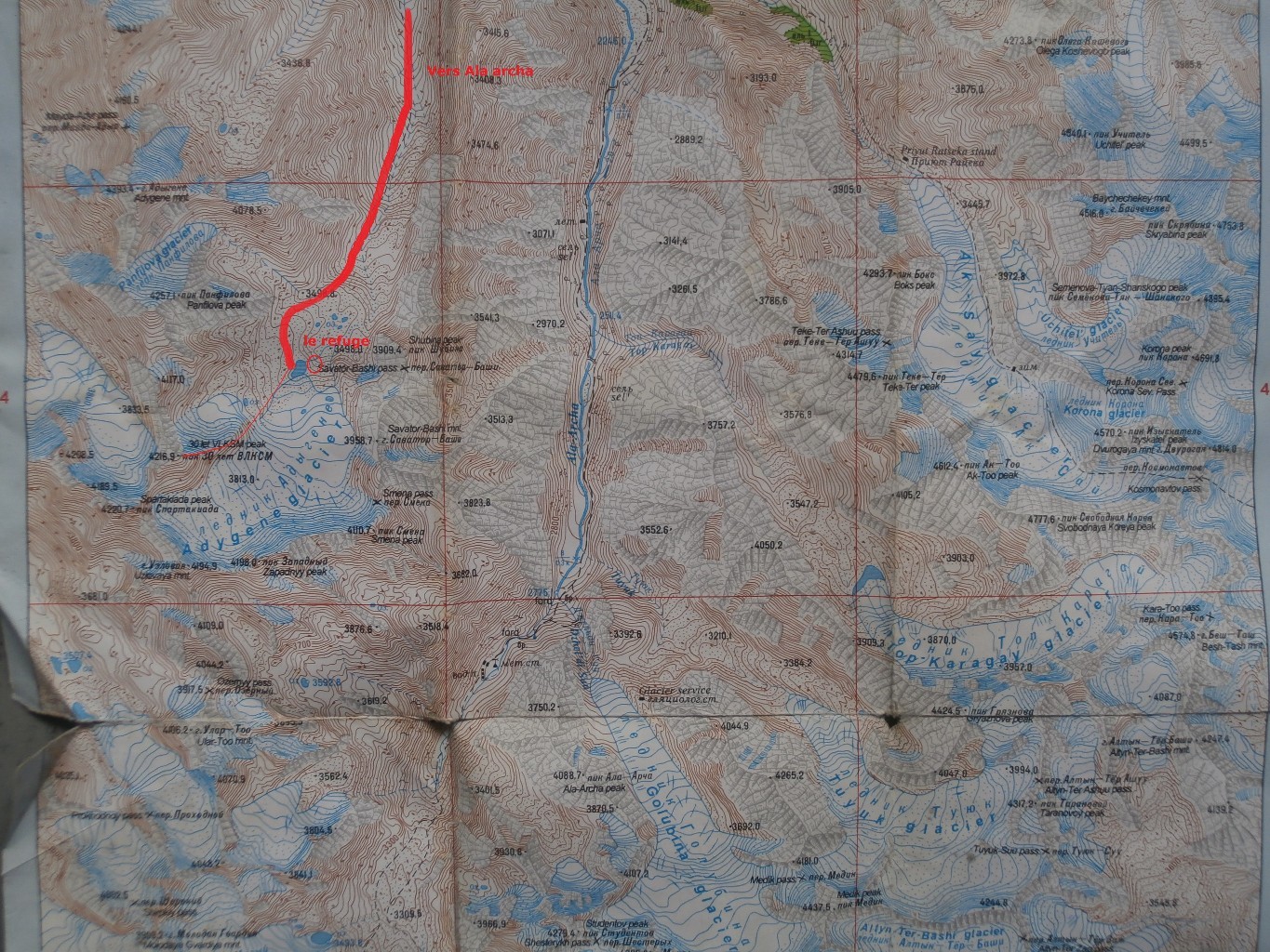 La carte en plus large avec des anotations utiles