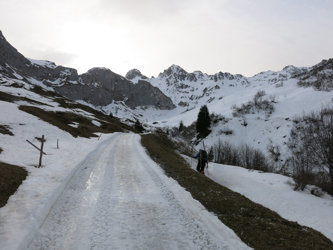 La route de Partnun bientôt ouverte