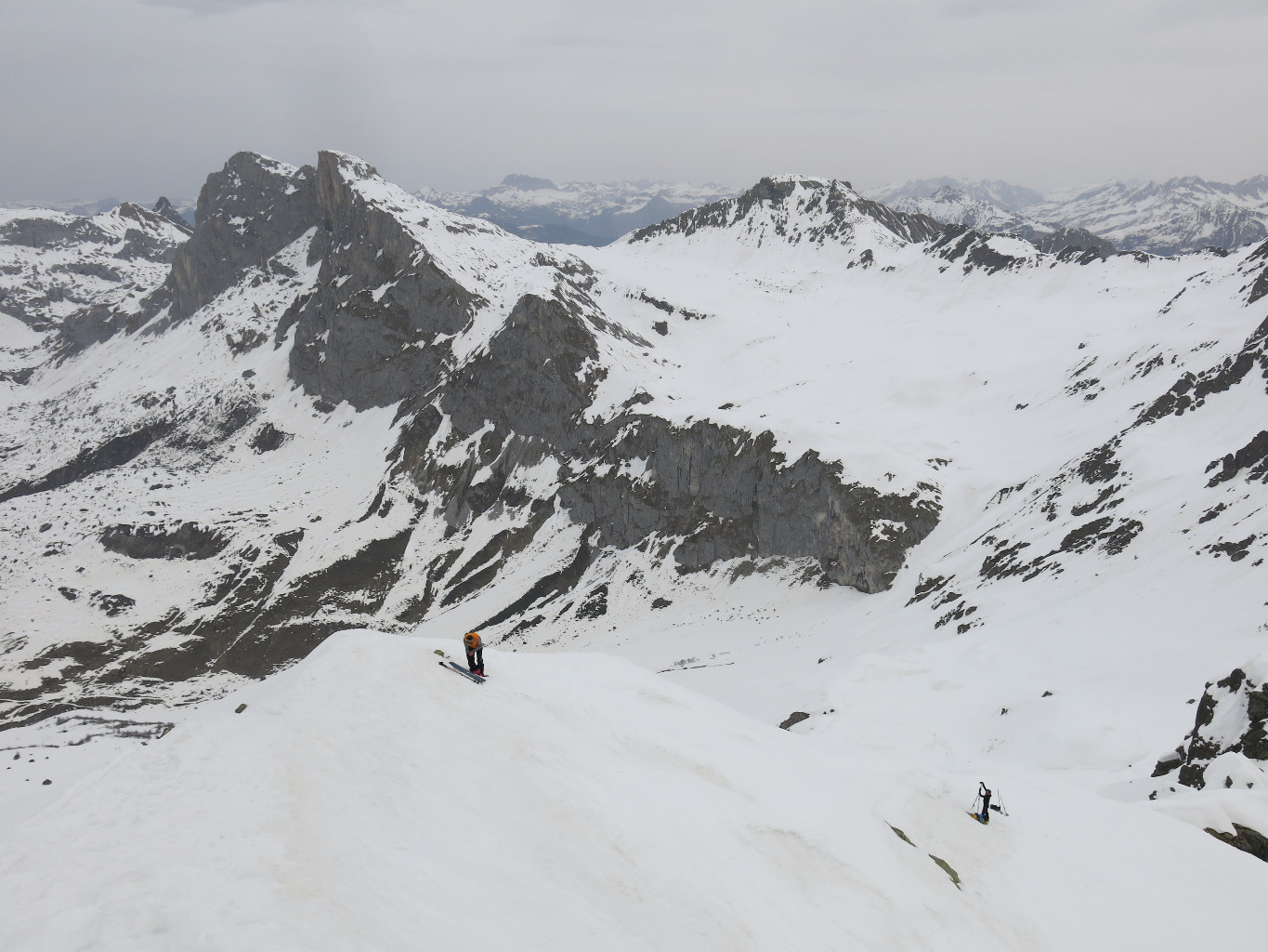 Au sommet du Schollberg, au fond le Schijenstock