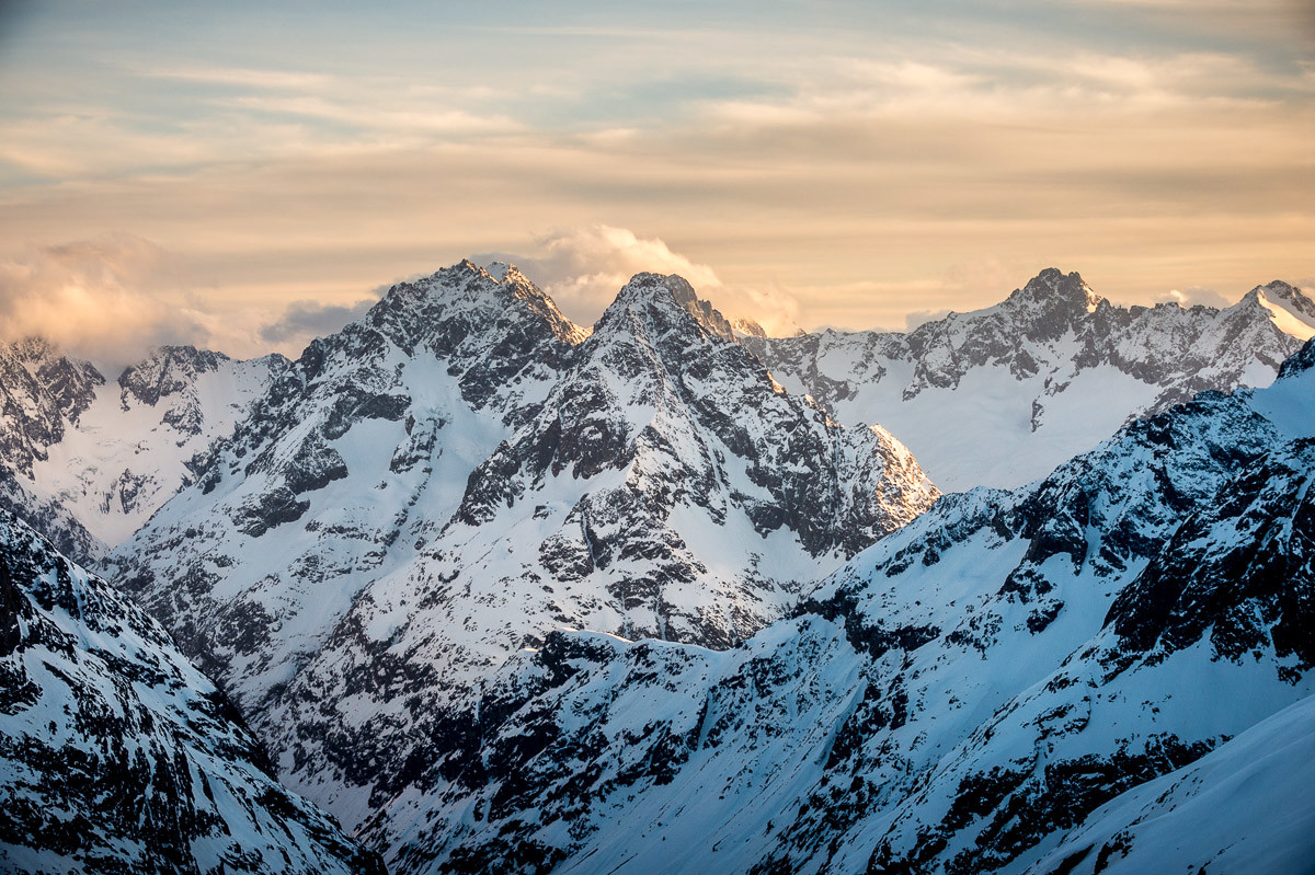 La vue le soir.