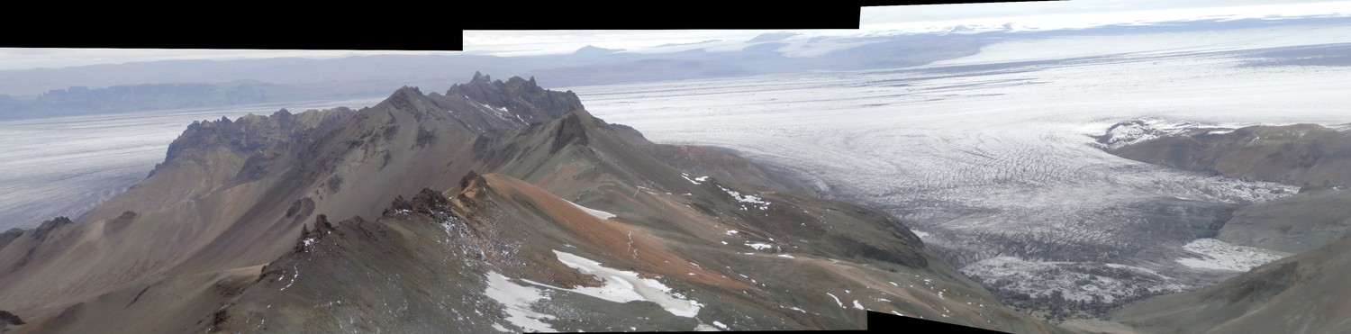 Une petite partie du glacier...