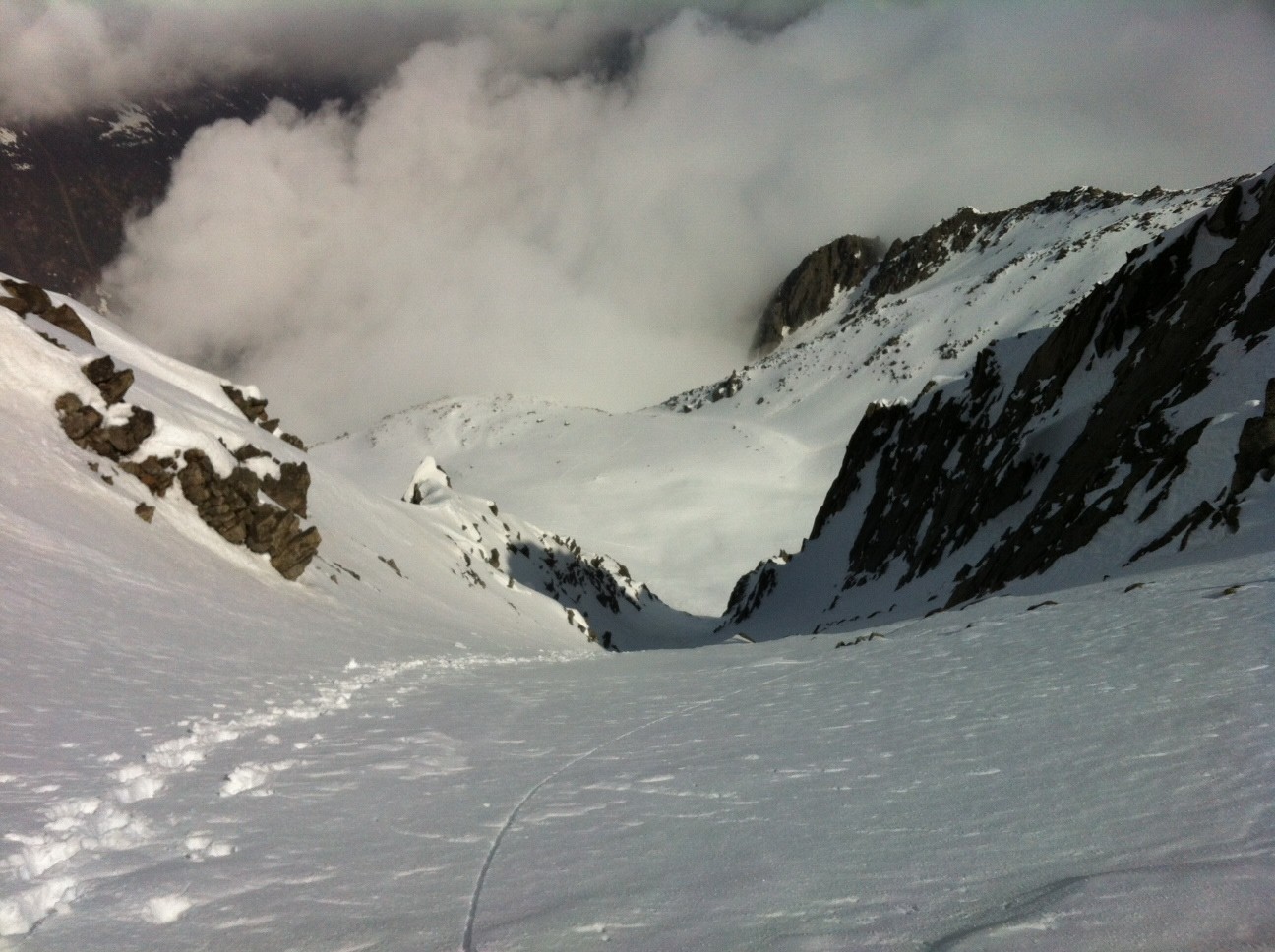 Haut du couloir NE de gauche