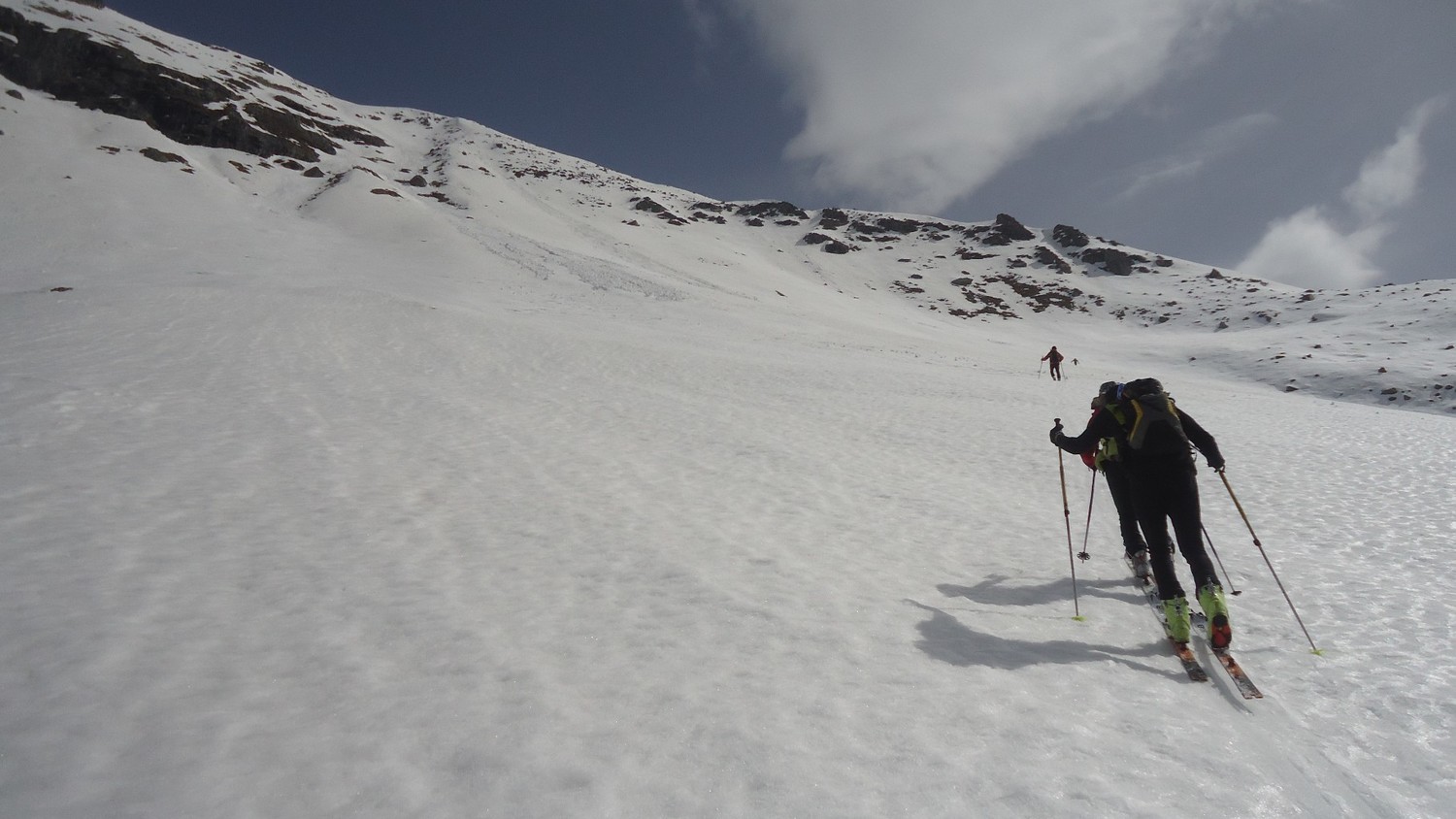 Punta Valgrande: verso il crestone finale